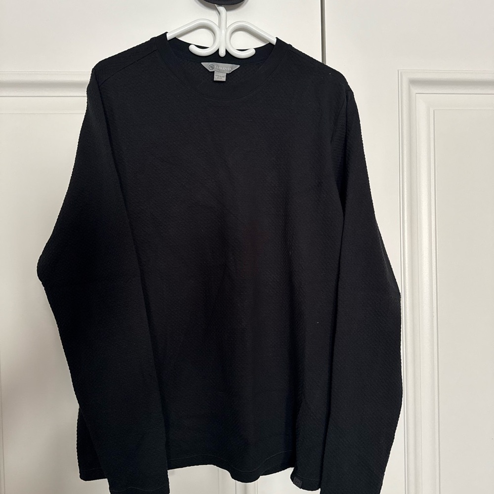 Men's Black Crewneck Sweater